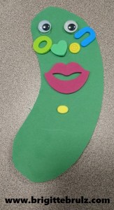 Decorated Pickle Face