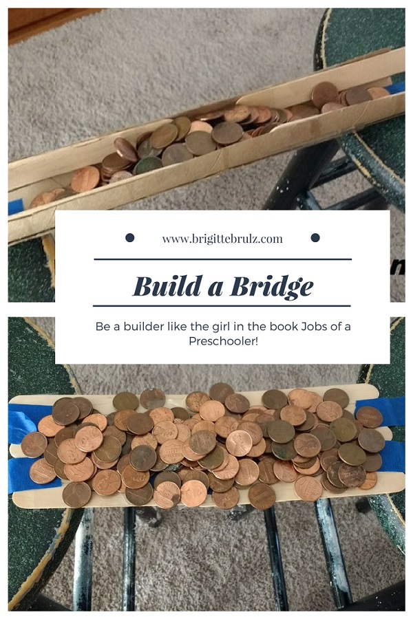 Build a bridge with items on hand.