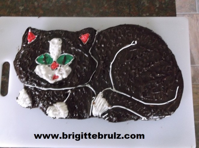 cat cake for vet themed party