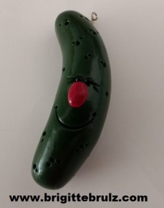 Christmas pickle ornament