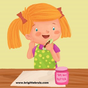 from book Jobs of a Preschooler...preschooler being a taste tester