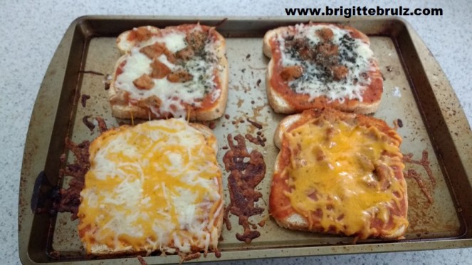 homemade mini pizzas