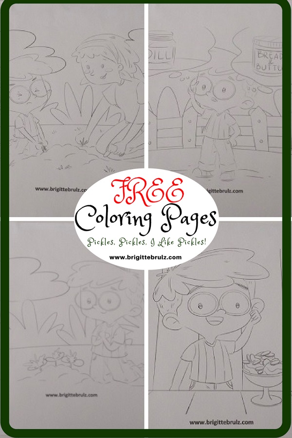 Pickles, Pickles, I Like Pickles Free Coloring Pages Available!