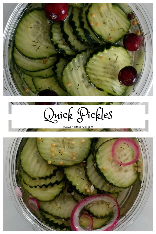 Make quick pickles