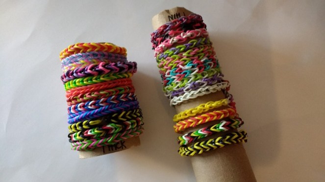 Rubberband bracelets