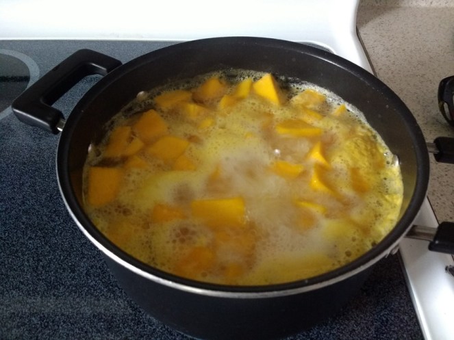 Boiling pumpkin