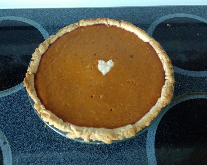 finished pumpkin pie