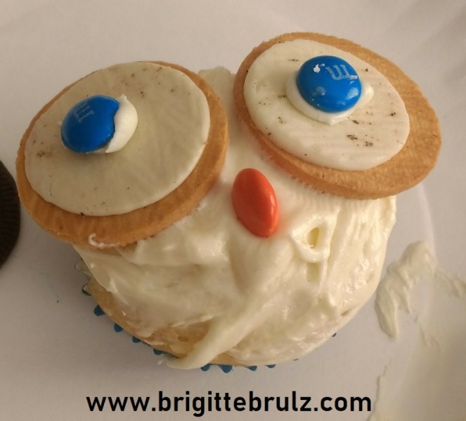 owl cupcake