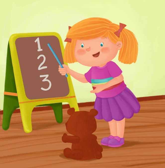 Illustration from the book Jobs of a Preschooler