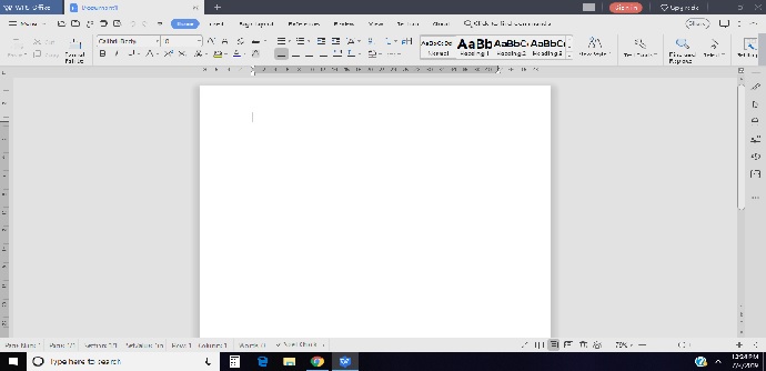 Blank Sheet Print Screen
