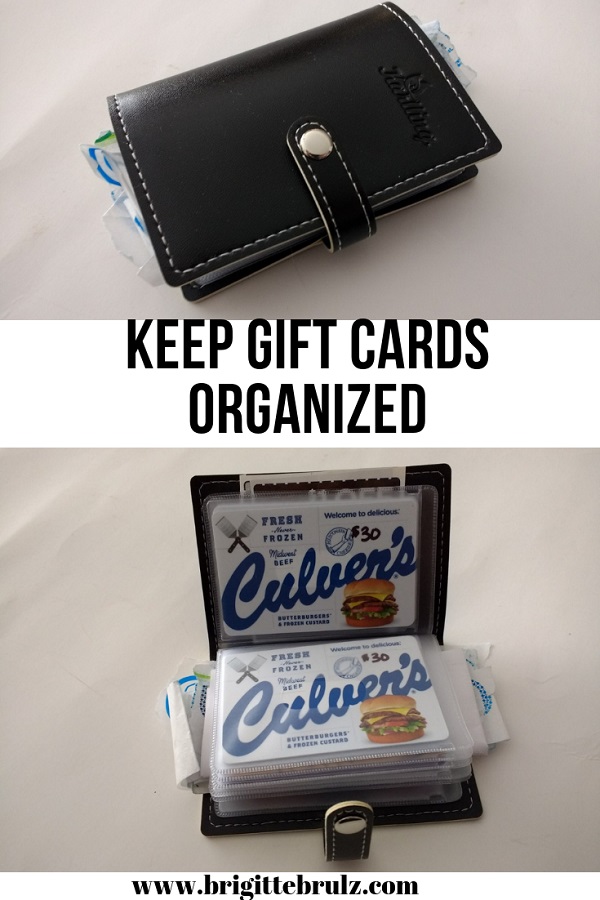 Keep Gift Cards Organized