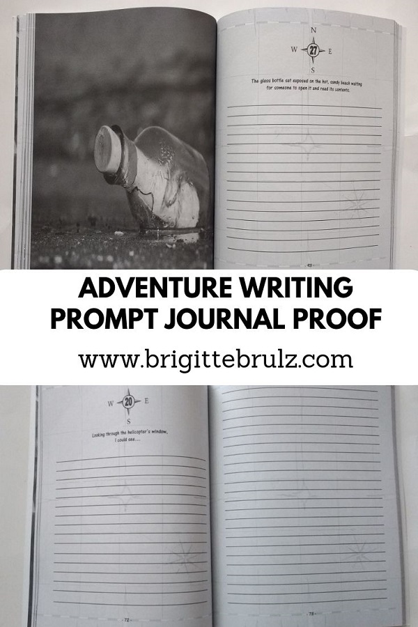 Adventure Writing Prompt Journal Proofs Arrived