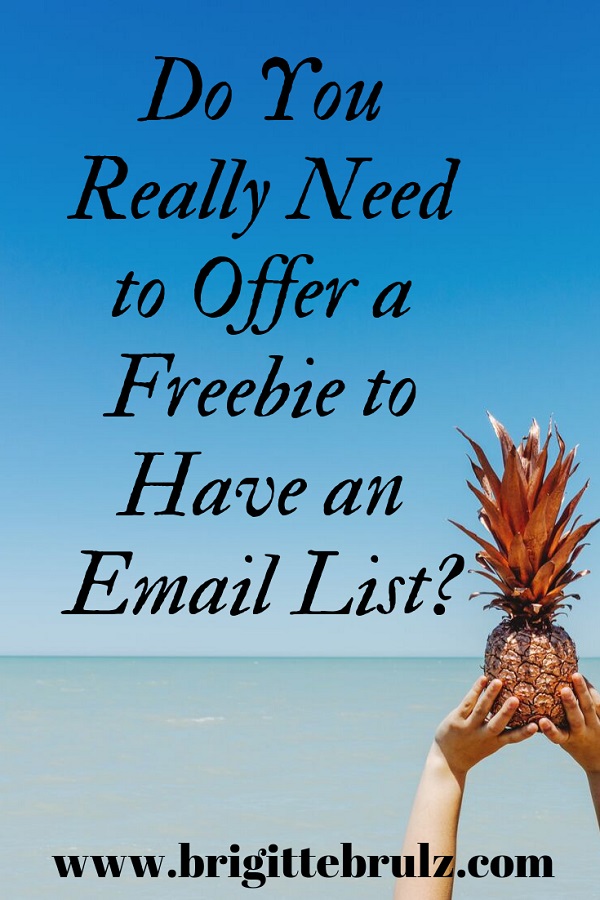 Do You Really Need to Offer a Freebie to Have an Email List