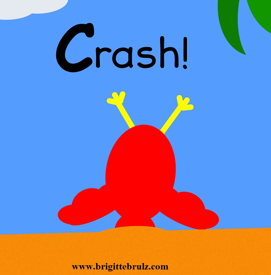 A page from Aah! Blown Away, Crash!