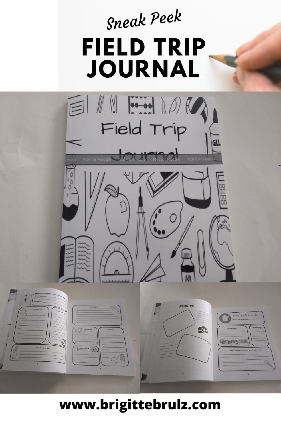 Sneak Peek Field Trip Journal