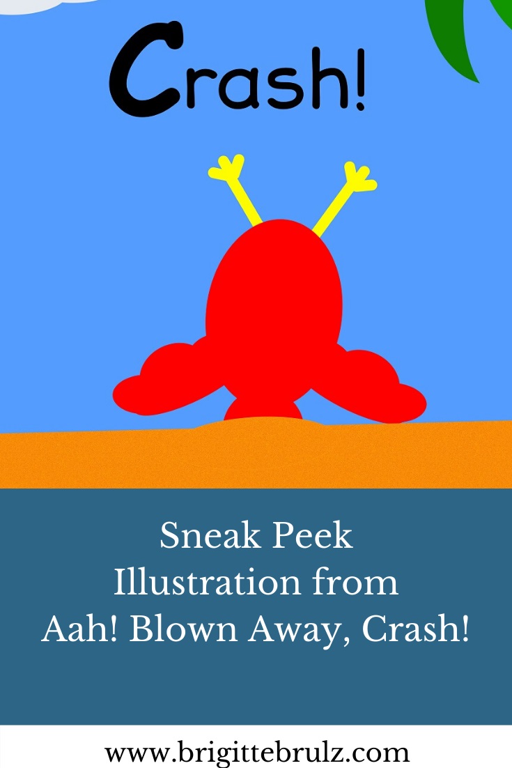 Sneak Peek Illustration from Aah! Blown Away, Crash!