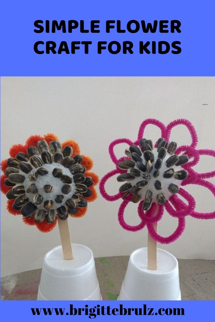 Simple Sun Flower Craft for Kids